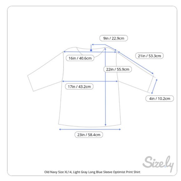 Old Navy Long Sleeve Shirt Size XL 14 - Picture 7 of 7